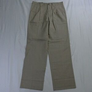 NEW Denver Hayes 32 x 32 Khaki Never‎ Iron Easy Care Pleat Chino Pants